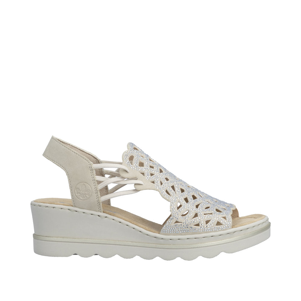 Rieker 67465-62 Rose Beige Sandals