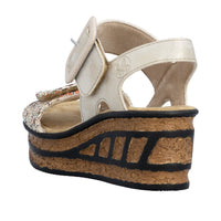 Rieker 68172-60 Rose Beige Sandals