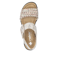 Rieker 68172-60 Rose Beige Sandals