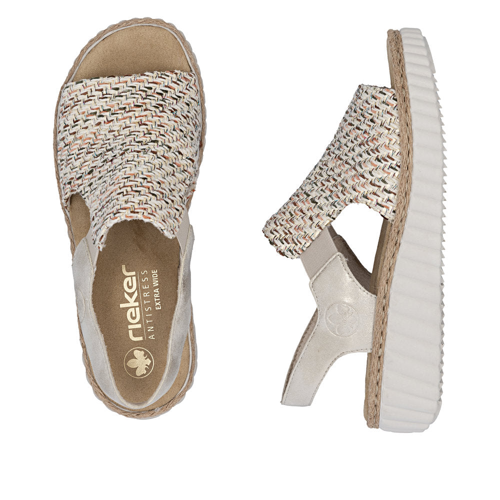 Rieker 69276-60 Rachel Beige Sandals