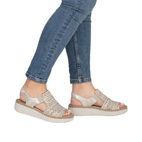Rieker 69276-60 Rachel Beige Sandals