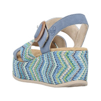 Rieker 69469-14 Rose Blue Sandals