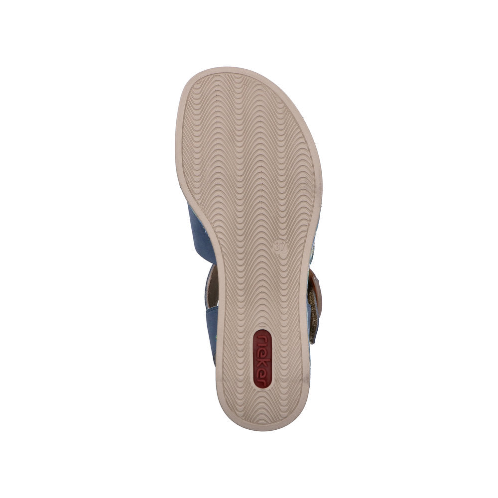 Rieker 69469-14 Rose Blue Sandals