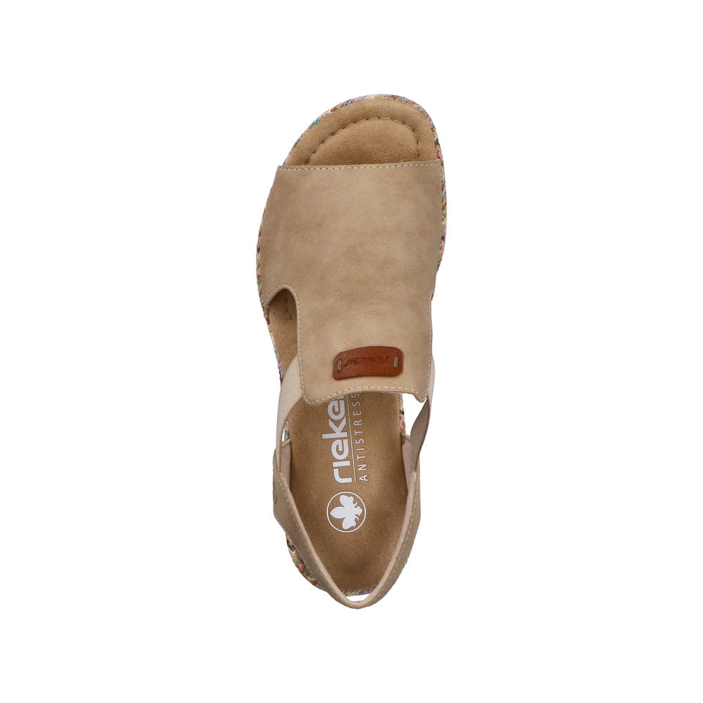 Rieker 69472-60 Rose Beige Sandals