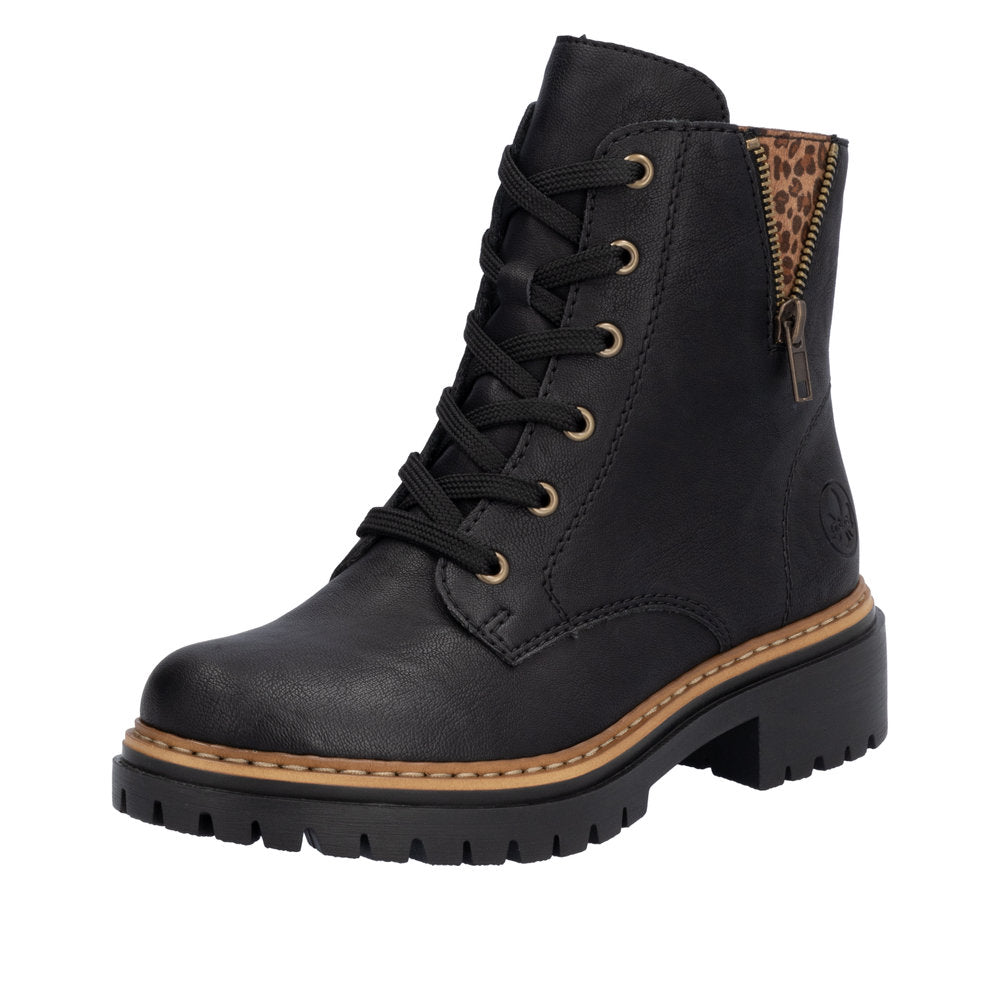 Rieker 72617-00 Pearl Black Boots