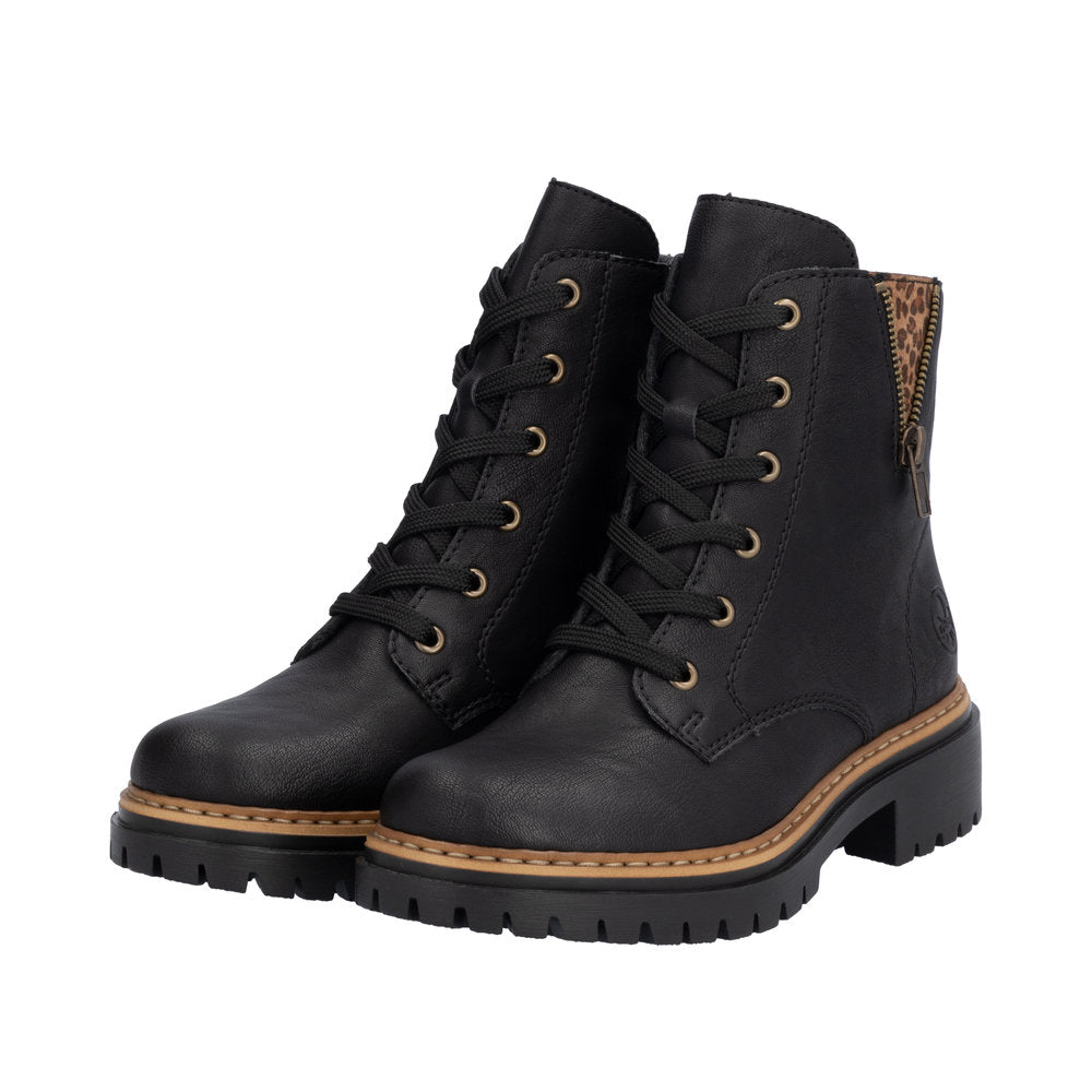 Rieker 72617-00 Pearl Black Boots