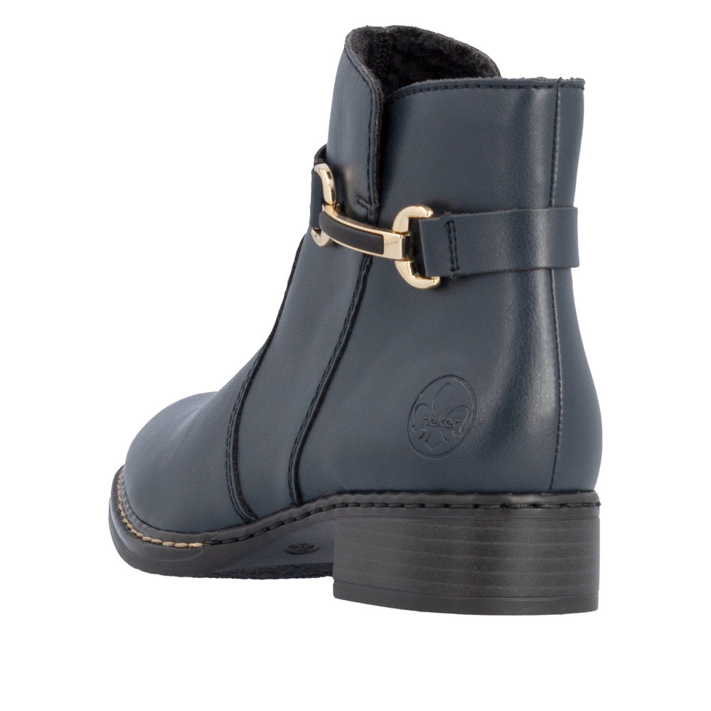 Rieker 73487-14 Conny Navy Boots