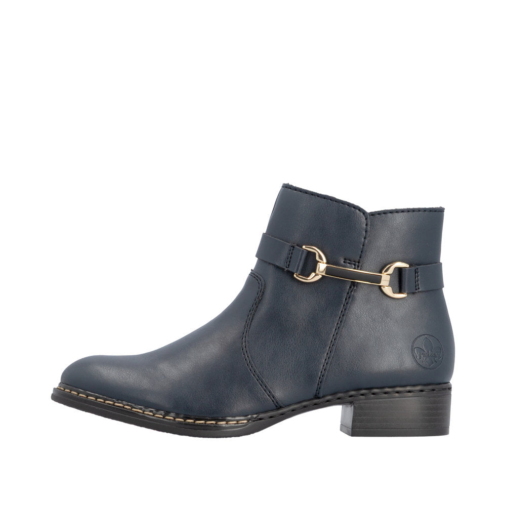 Rieker 73487-14 Conny Navy Boots