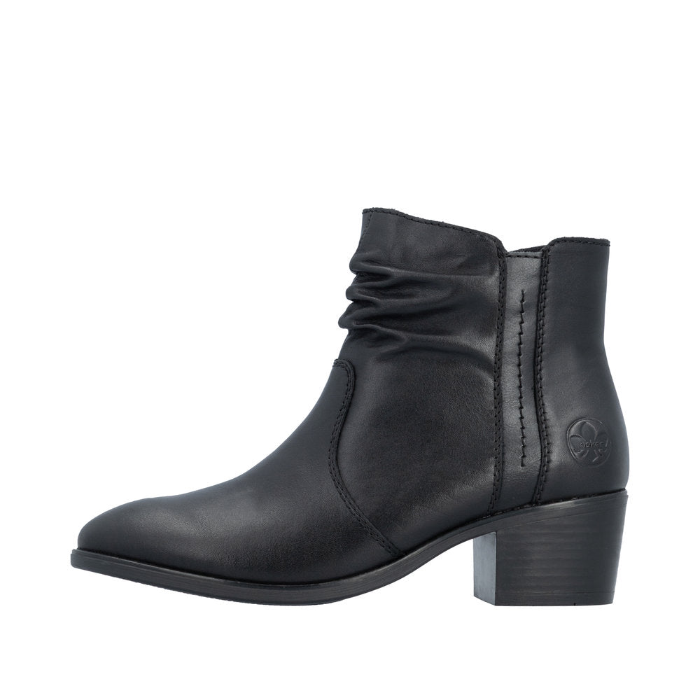 Rieker 73953-00 Fiona Black Boots
