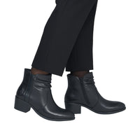 Rieker 73953-00 Fiona Black Boots