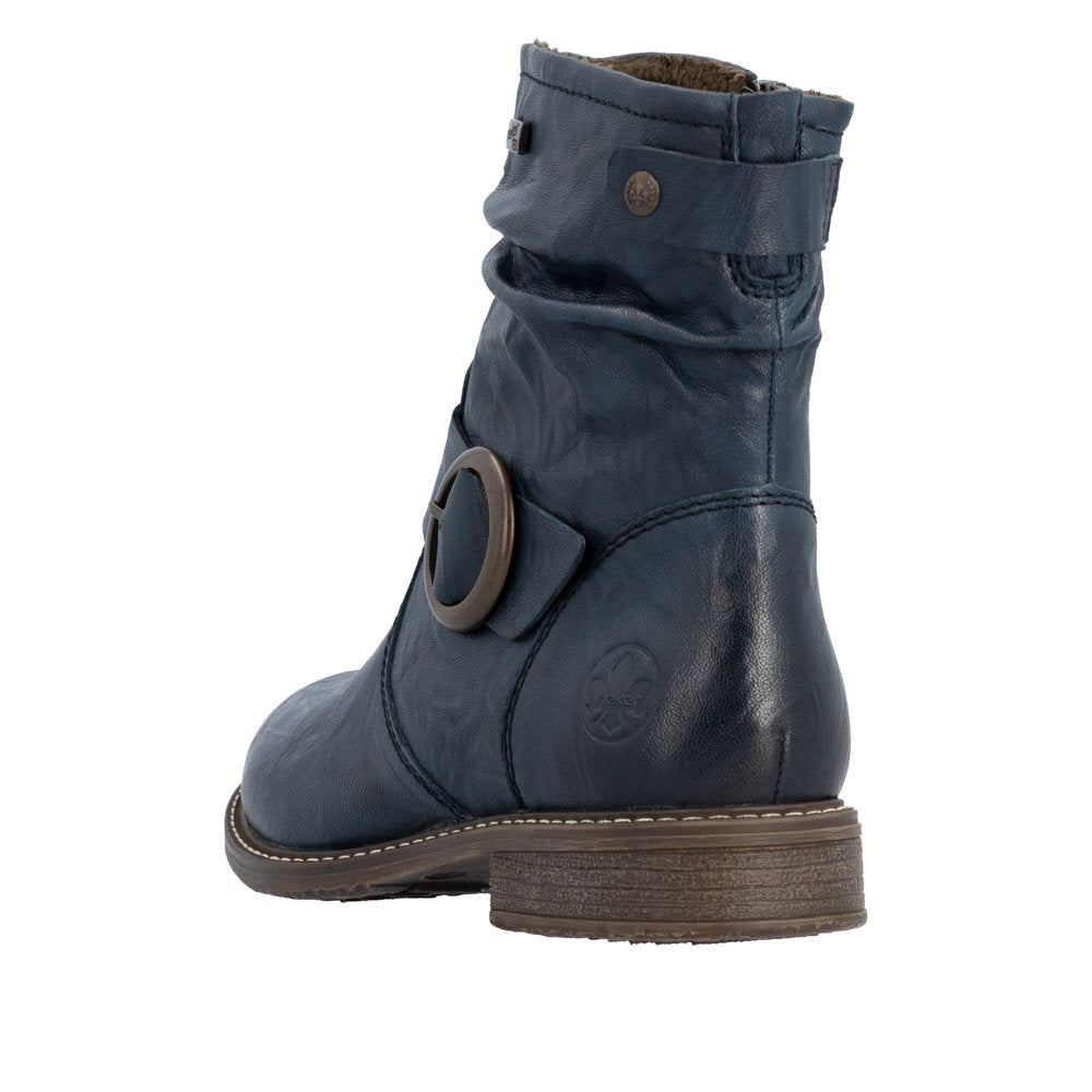 Rieker 74857-14 Ornella Navy Boots