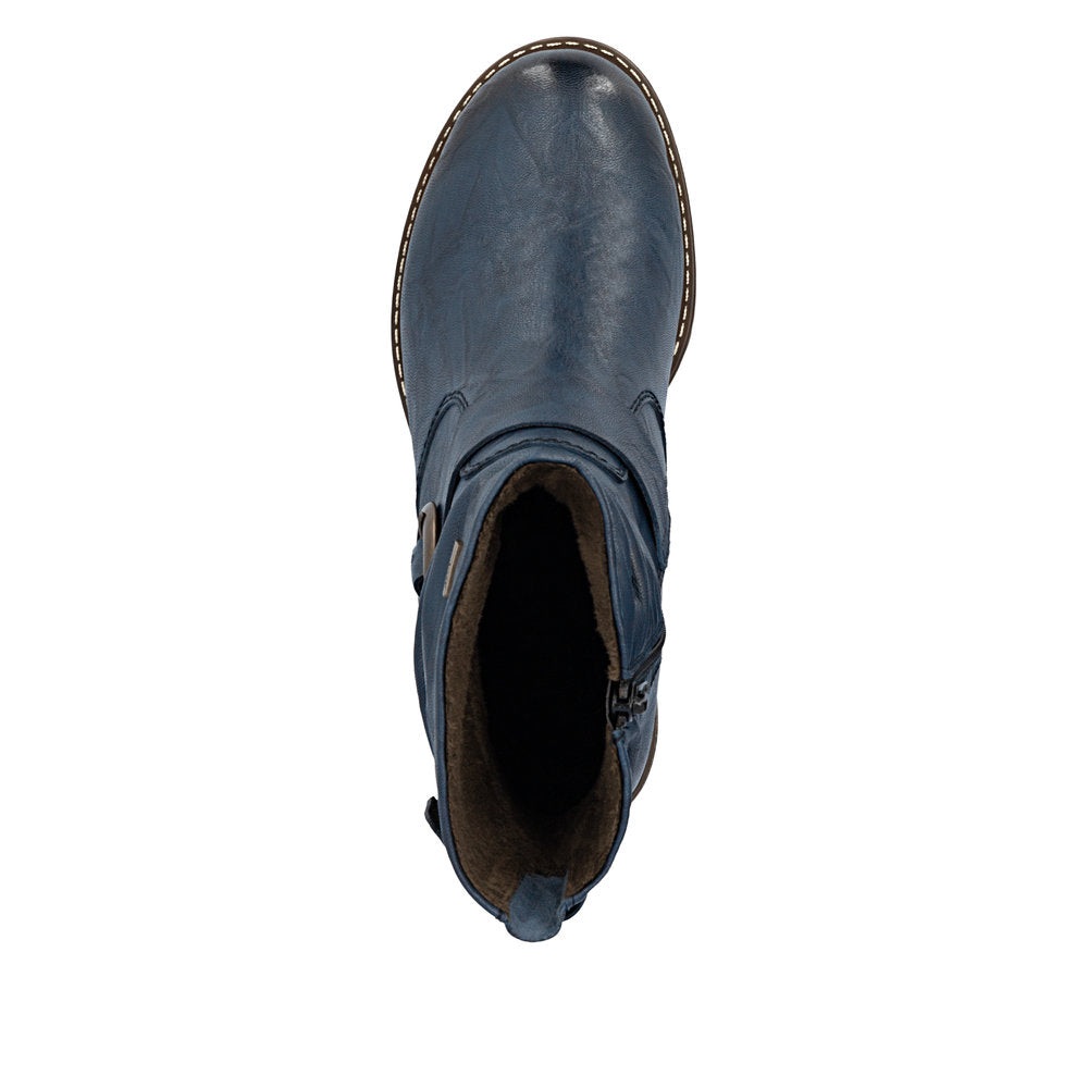 Rieker 74857-14 Ornella Navy Boots