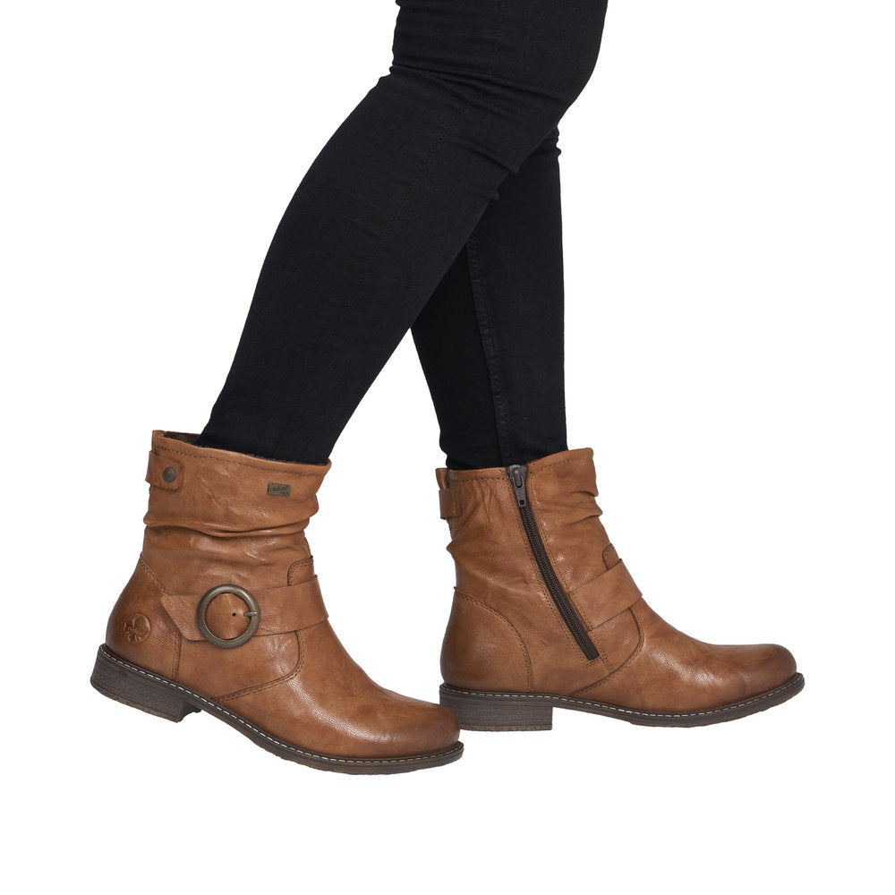 Rieker 74857-22 Ornella Brown Boots