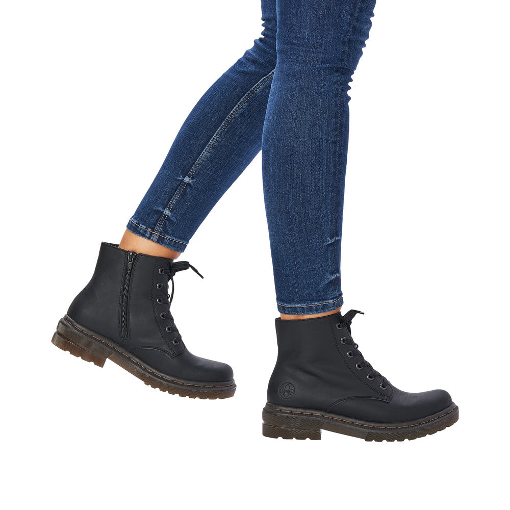 Rieker 78240-00 Black Boots