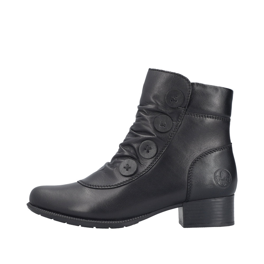 Rieker 78659-00 Black Boots