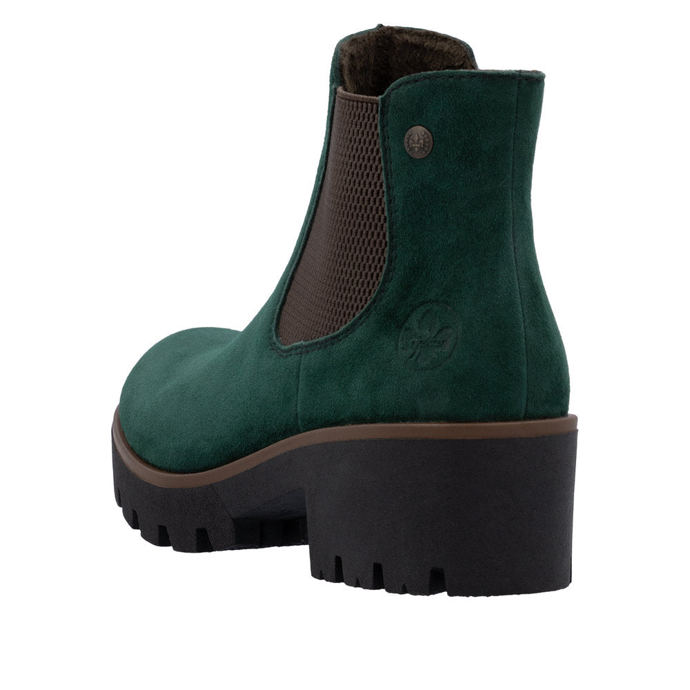 Rieker 79265-55 Bottlegreen/Brown Boots