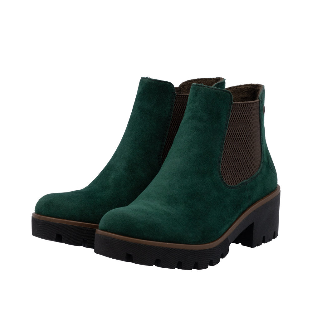 Rieker 79265-55 Bottlegreen/Brown Boots