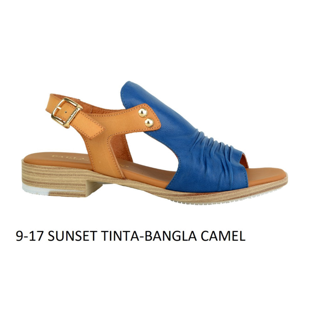 Paula Urban 9-17 Blue/Tan Sandals