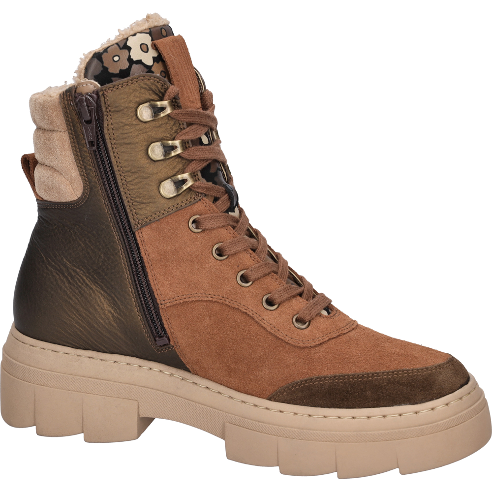 Waldlaufer 977801-500-277 Wood Cognac Nuba Boots