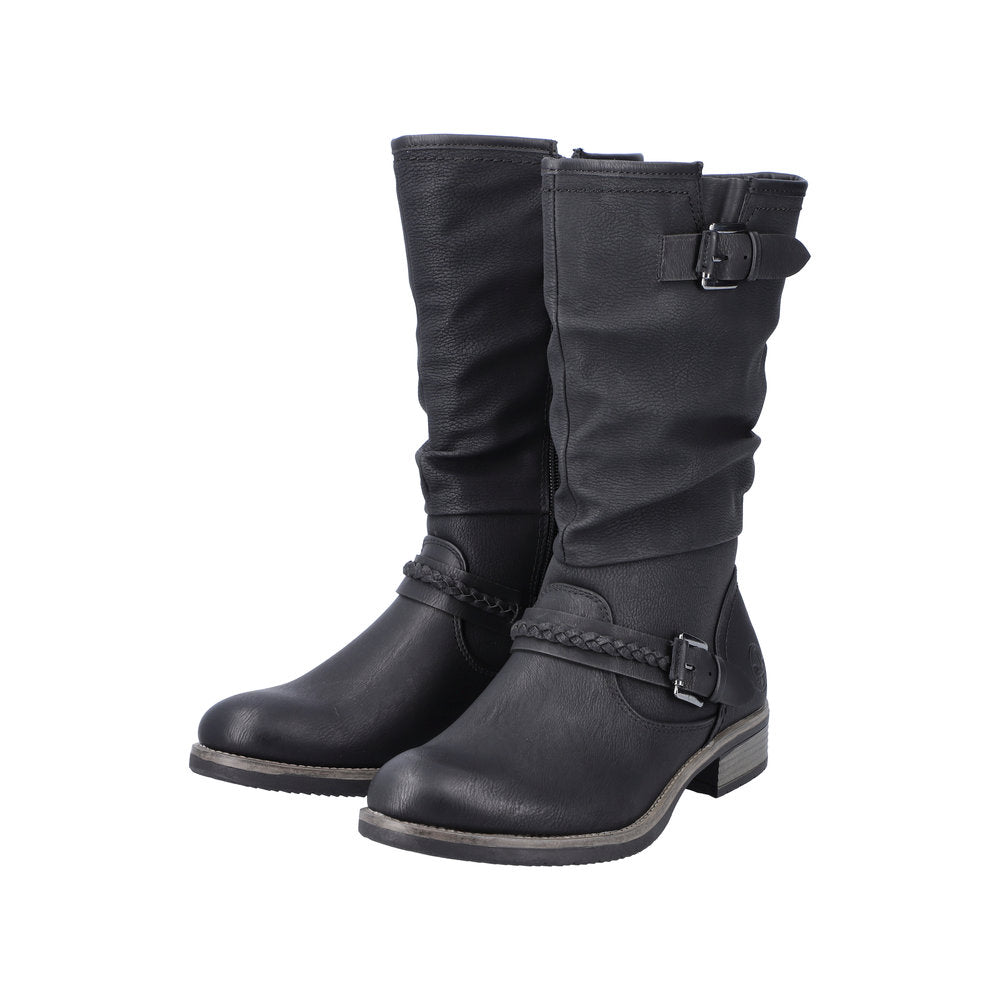 Rieker 98860-00 Black Boots