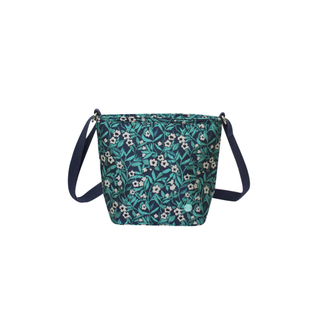 Earth Squared Teal Jacquard Bucket Bag (ARD25SHTL)