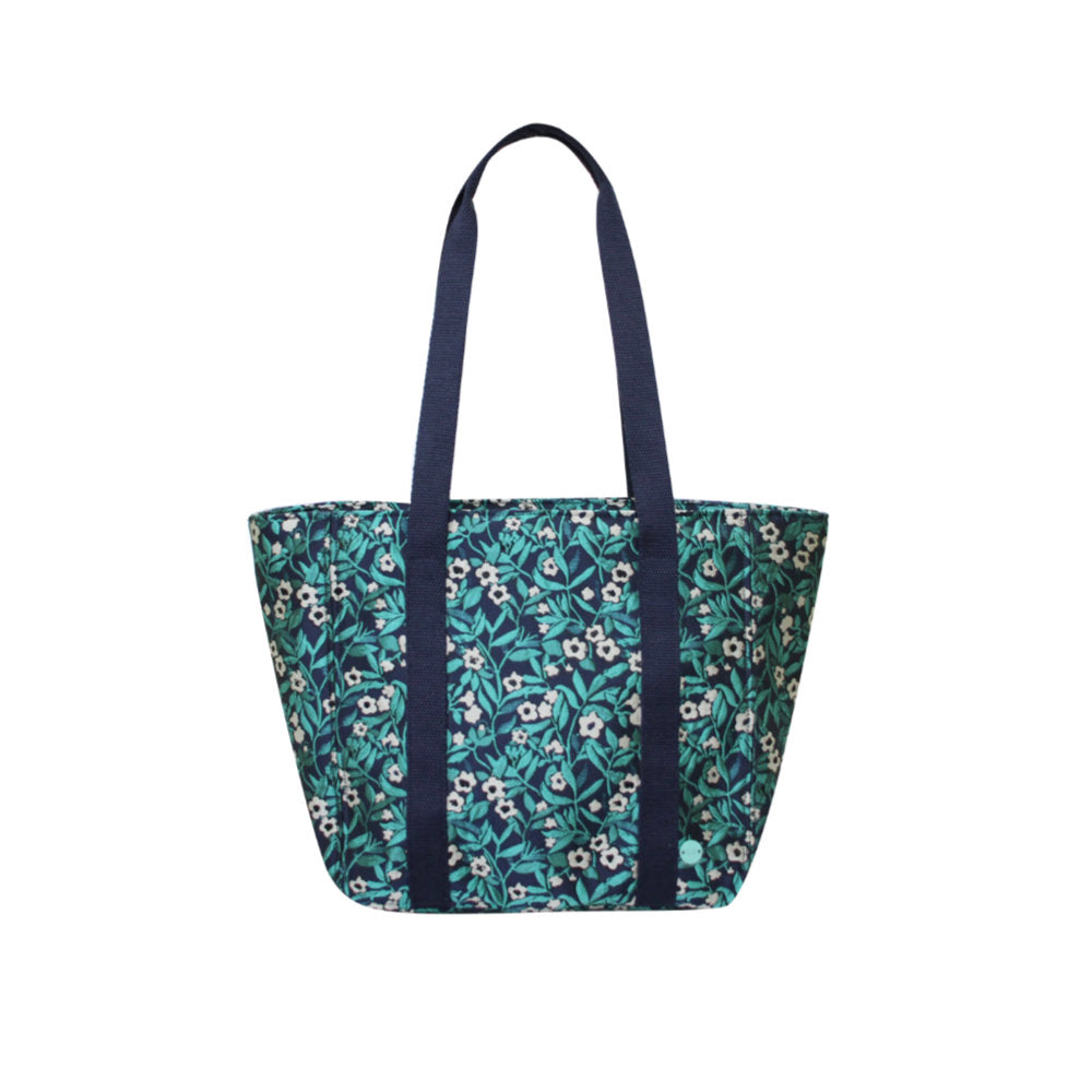 Earth Squared Teal Jacquard Tote Bag (ARD25TTTL)