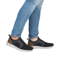Rieker B7796-14 Timo Navy Shoes