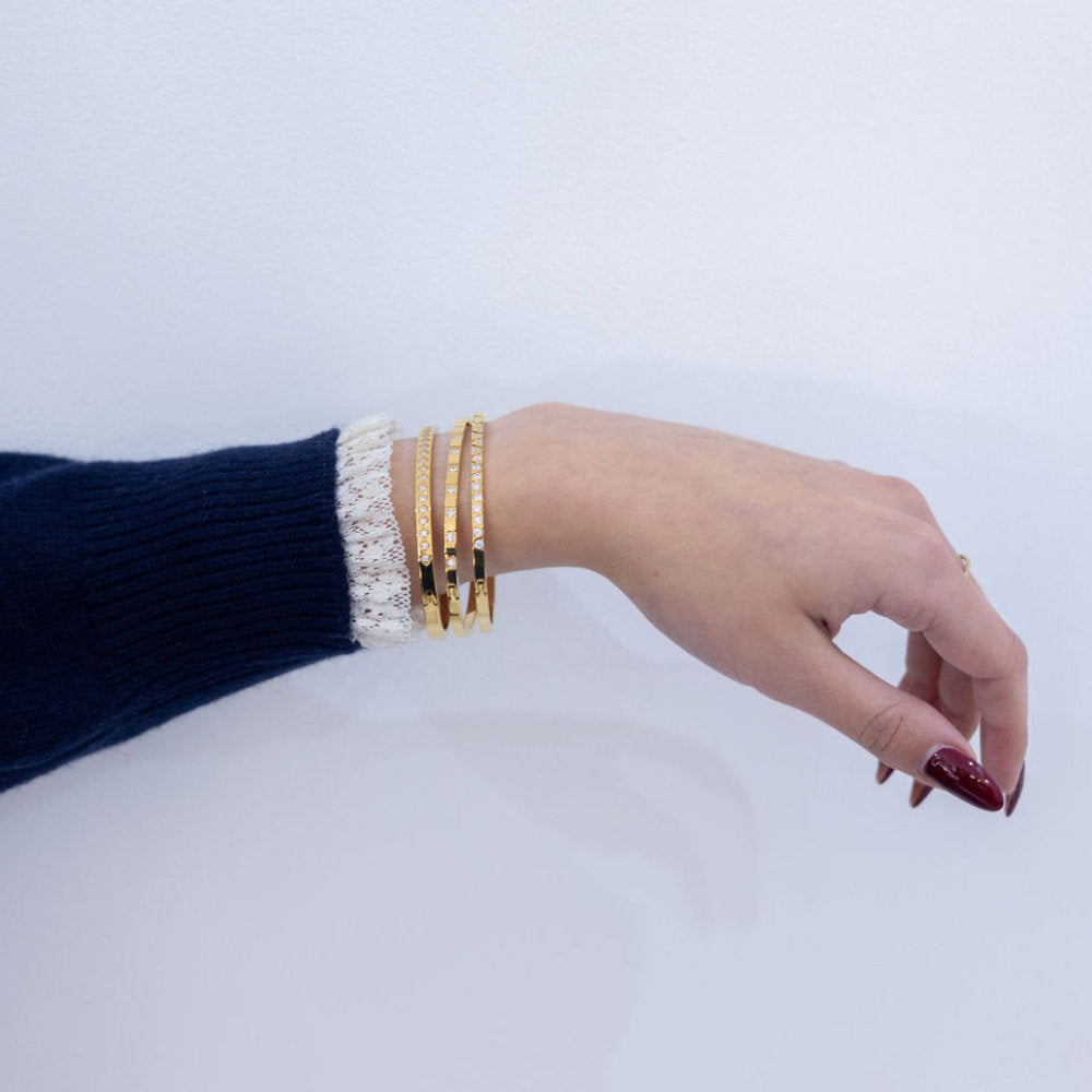 White Leaf BLN301G Bangle