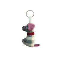 Earth Squared 8 Mixed Tweed Dog Keyring
