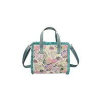 Earth Squared Cream Jacobean Canvas Fringe Tote (CAN26TTCM)