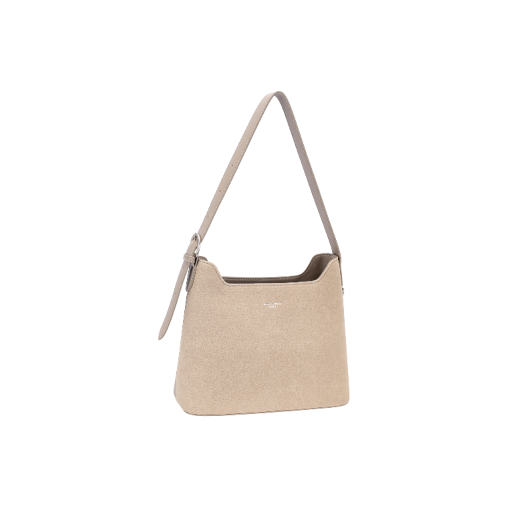 Nova Leathers Single Strap Shoulder Bucket Warm Taupe (CM7190C)