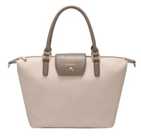 Nova Leathers Medium Tab Over Tote Simply Taupe (CM7331)