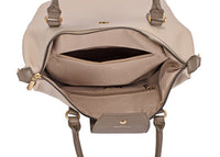 Nova Leathers Medium Tab Over Tote Simply Taupe (CM7331)