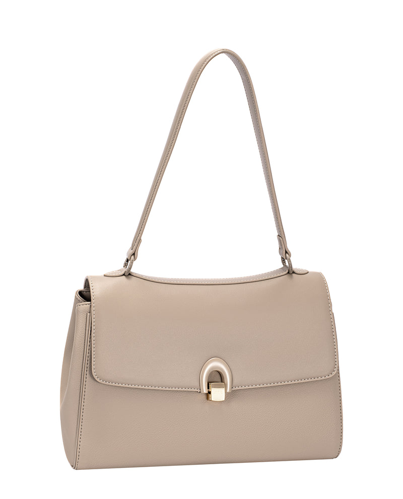 Nova Leathers Large Single Strap Smart Shoulder Warm Taupe (CM7633)