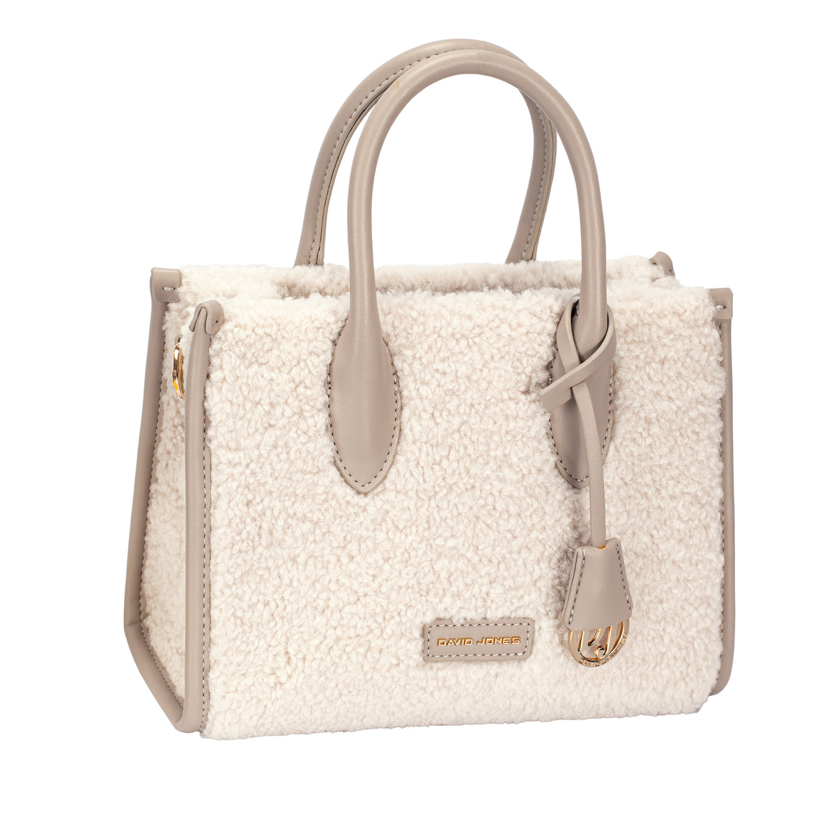 Nova Leathers Faux Fur Grab Beige  (CM7667)