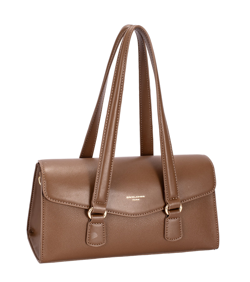 Nova Leathers Long Half Flap Short Shoulder Cocoa Brown (CM7768)