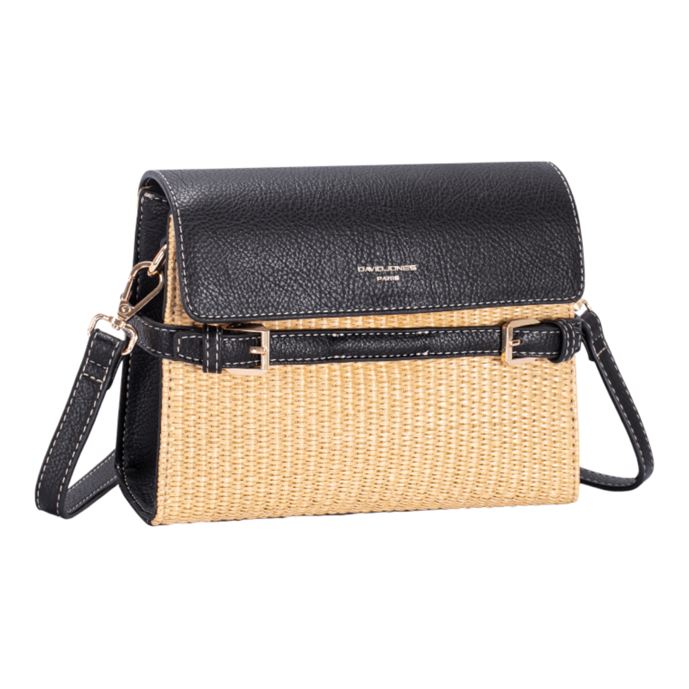 Nova Leathers Smart Straw Shoulder Black (CM8409)