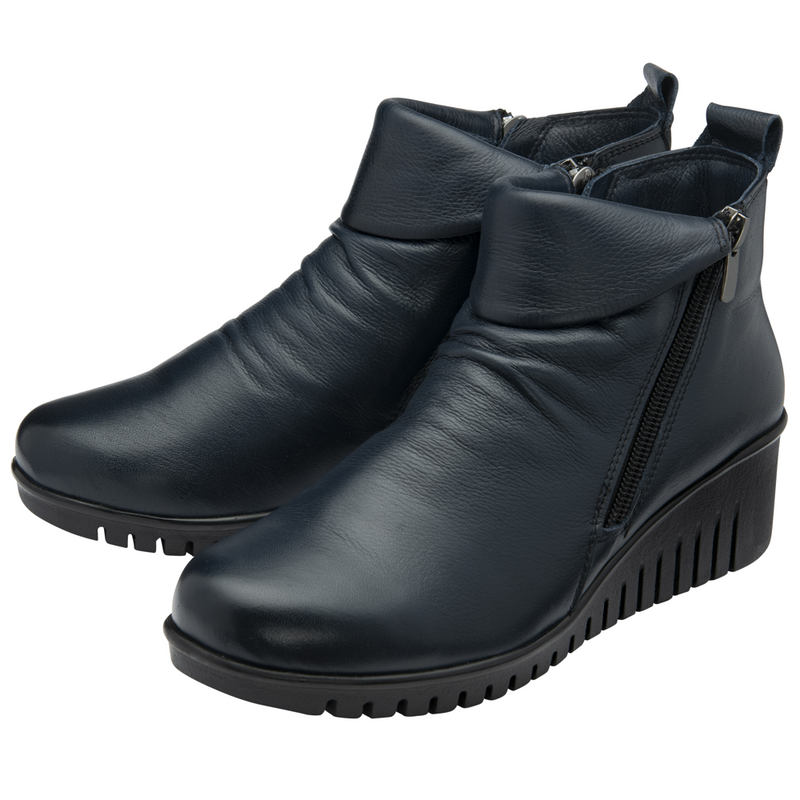 Lotus Cordelia Navy Boots