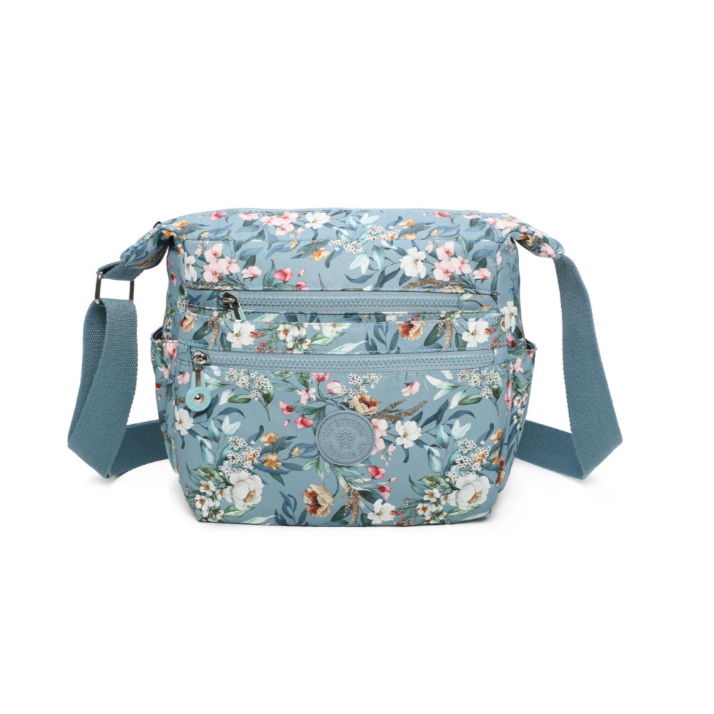 Air Supreme Lake Blue Flower Crossbody Bag - D095