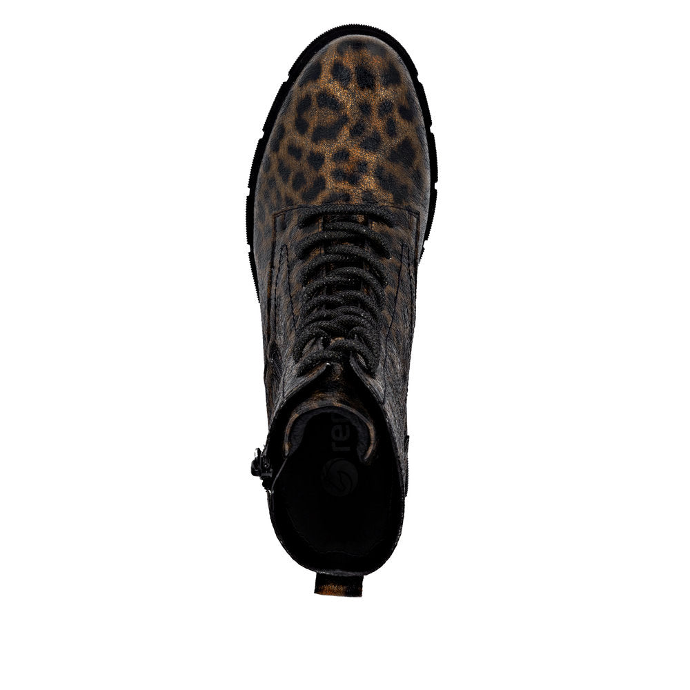 Remonte D2S72-90 Antik Leopard Boots