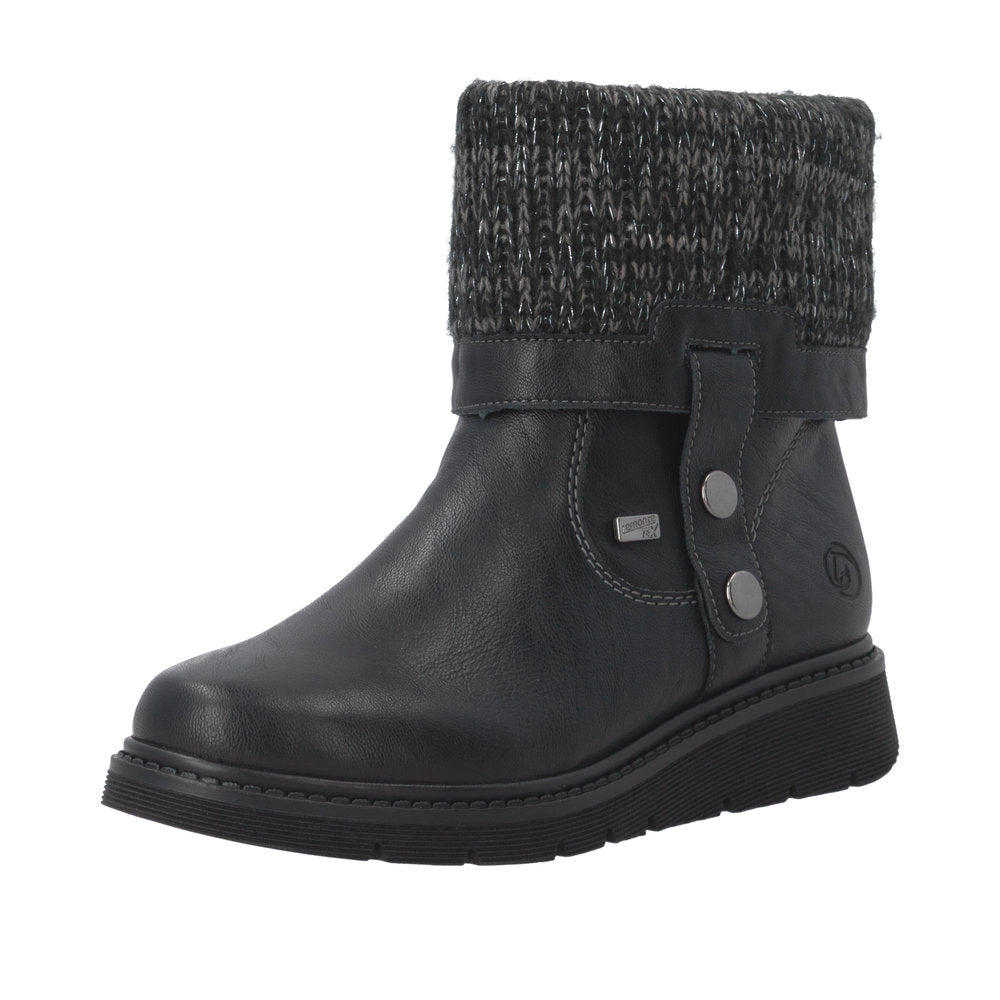 Remonte D3976-03 Marisol Black Boots