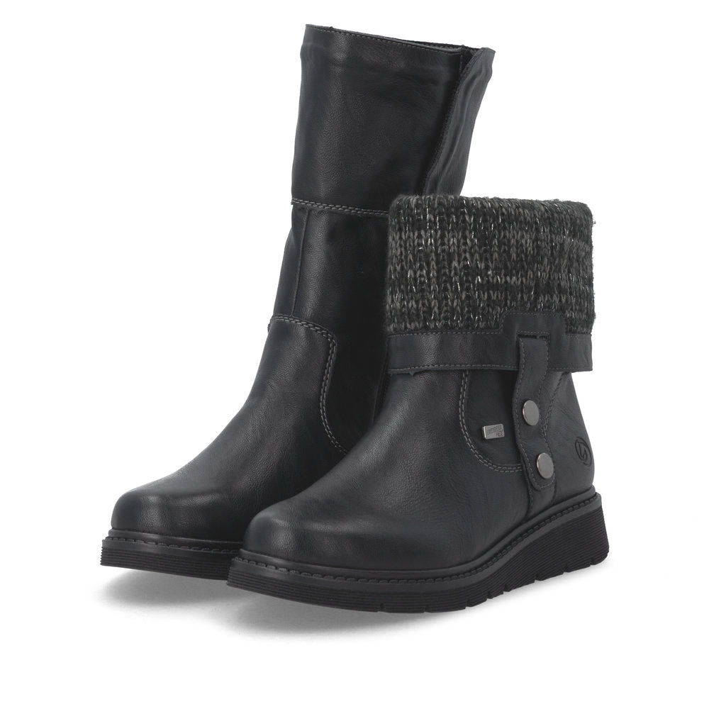 Remonte D3976-03 Marisol Black Boots