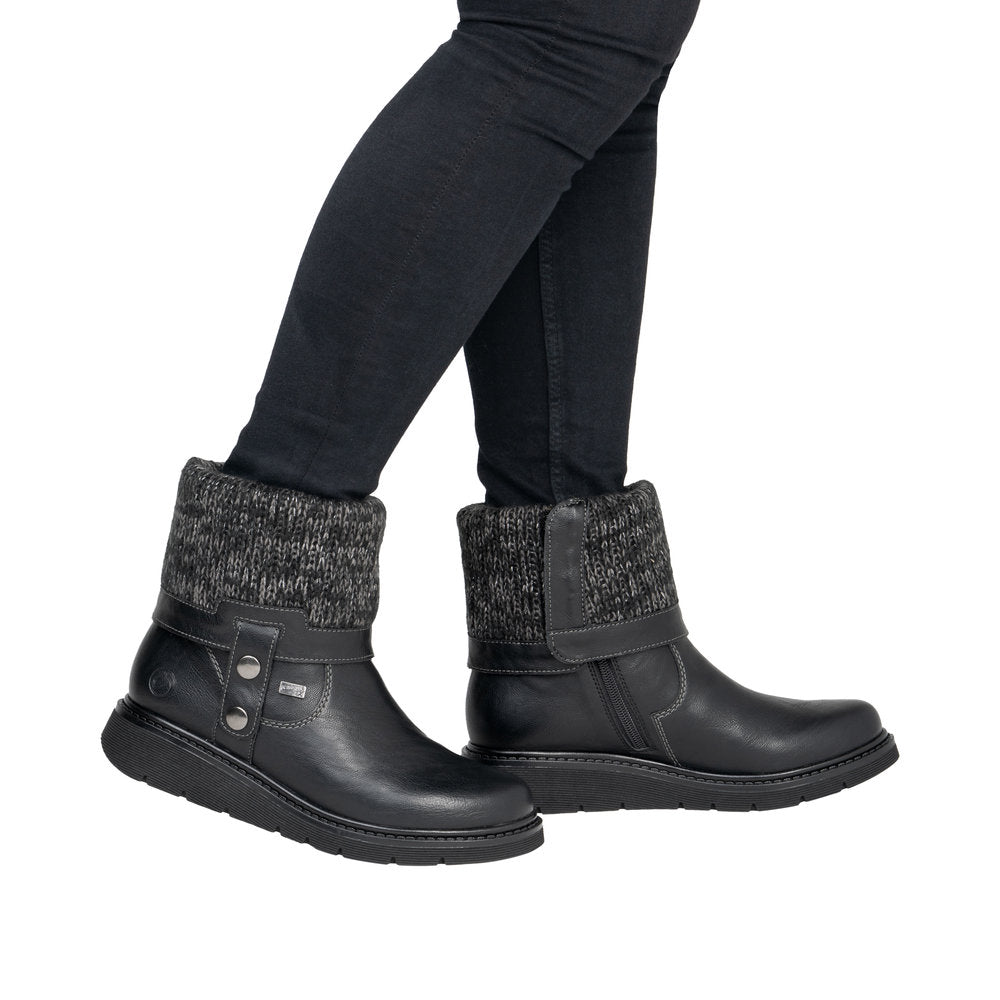Remonte D3976-03 Marisol Black Boots
