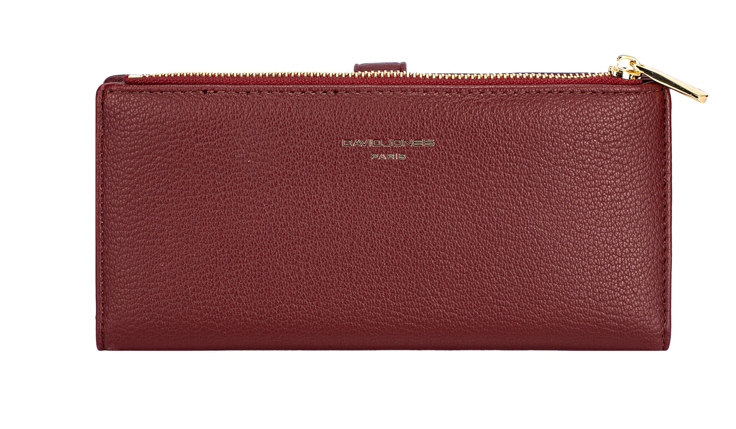 Nova Leathers Long Purse with Multi Credit Card Slots Windsor Wine (DJ0086)
