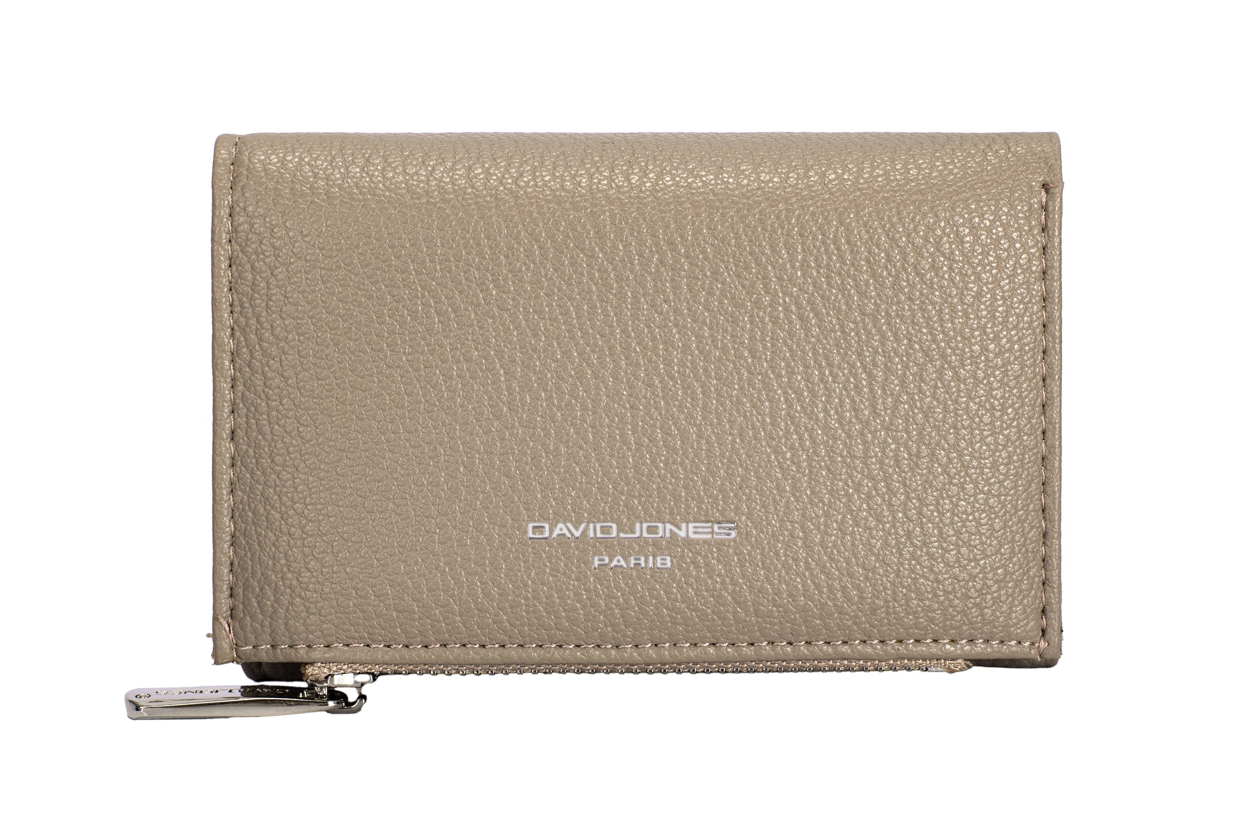 Nova Leathers Tri Fold Small Purse Warm Taupe (DJ0087)