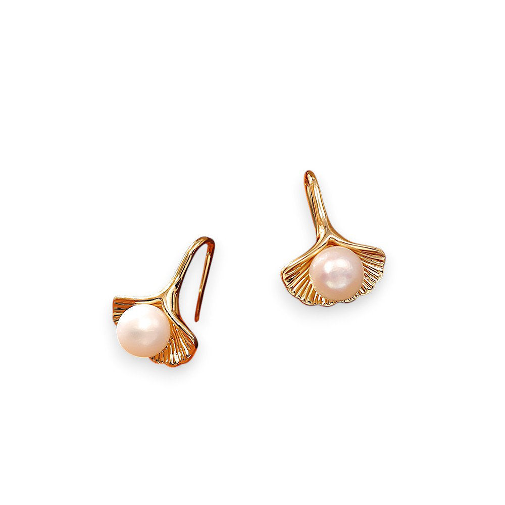 White Leaf EAN131G Earrings