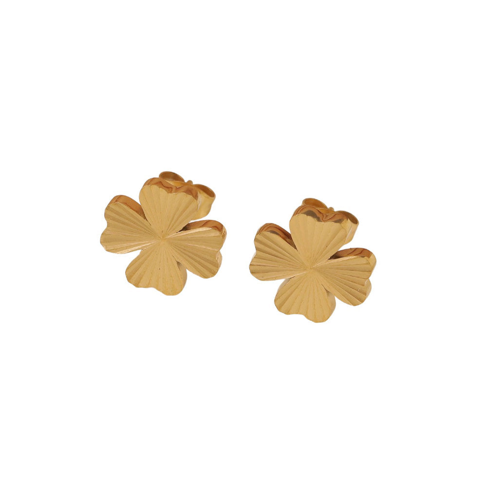 White Leaf EAN180G Earrings