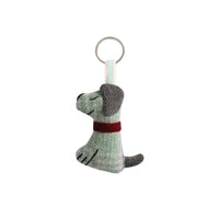 Earth Squared 8 Mixed Tweed Dog Keyring