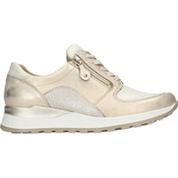 Waldlaufer H64007-412-102 Hiroko-Soft Gold Trainers - Wide