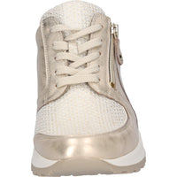 Waldlaufer H64007-412-102 Hiroko-Soft Gold Trainers - Wide